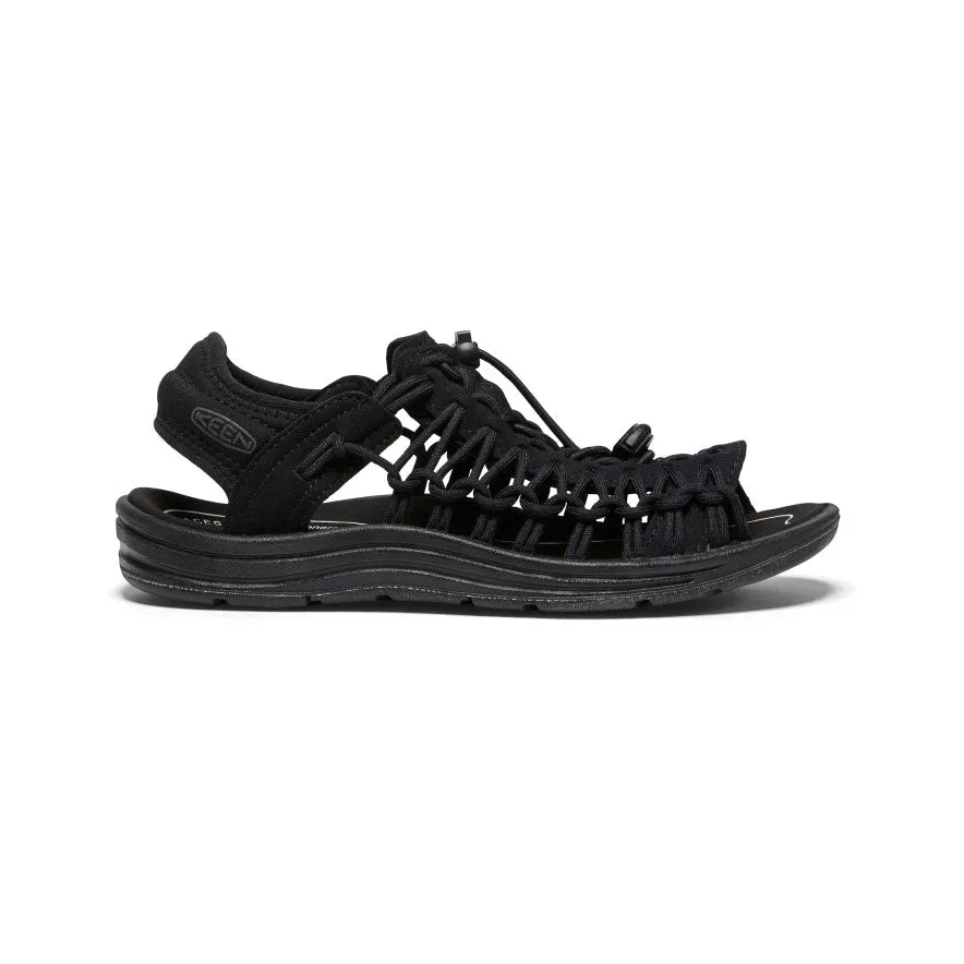 Baskets UNEEK II à bout ouvert pour femme | Noir/Noir