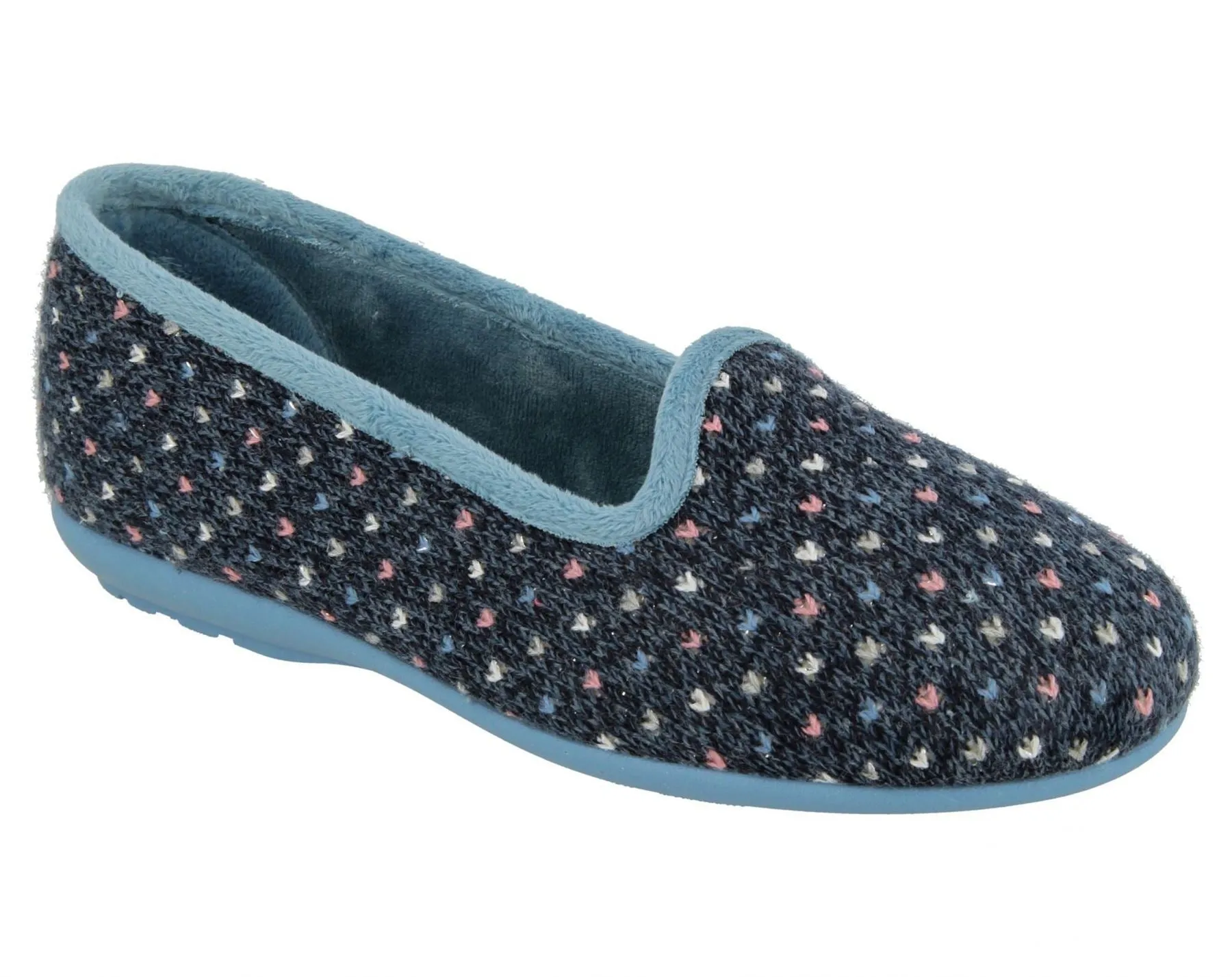 Chaussons à enfiler larges pour femmes DB Nottingham