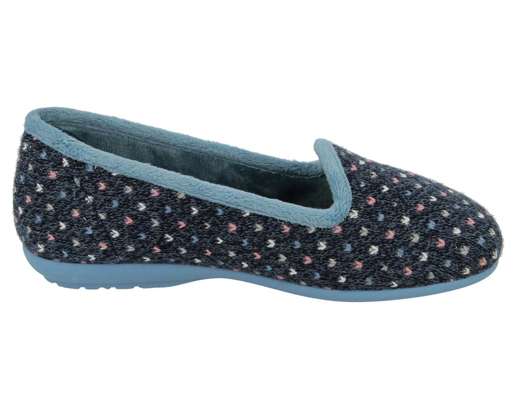 Chaussons à enfiler larges pour femmes DB Nottingham
