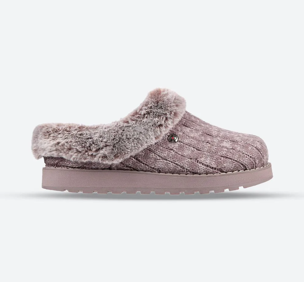 Chaussons mules Skechers Keepsakes Ice Angel pour femme à largeur ajustable - Mauve