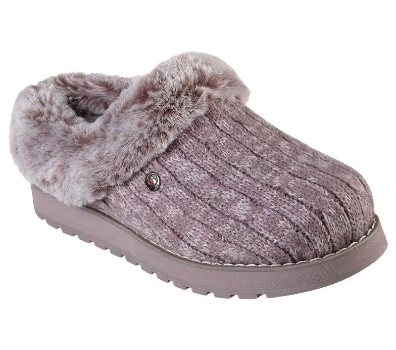 Chaussons mules Skechers Keepsakes Ice Angel pour femme à largeur ajustable - Mauve