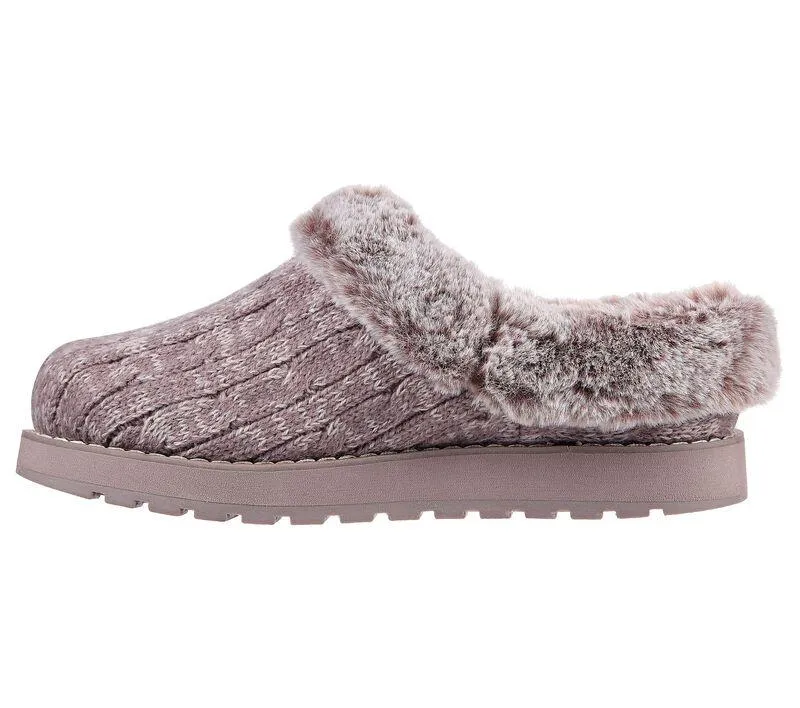 Chaussons mules Skechers Keepsakes Ice Angel pour femme à largeur ajustable - Mauve