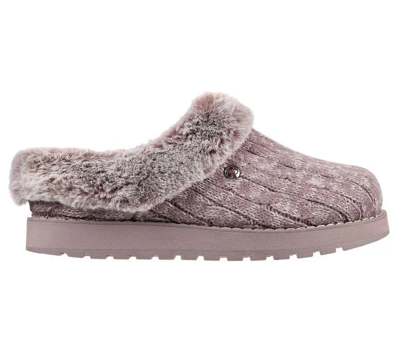 Chaussons mules Skechers Keepsakes Ice Angel pour femme à largeur ajustable - Mauve