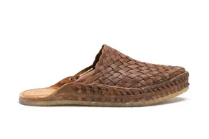 Pantoufle Woven City en Noyer