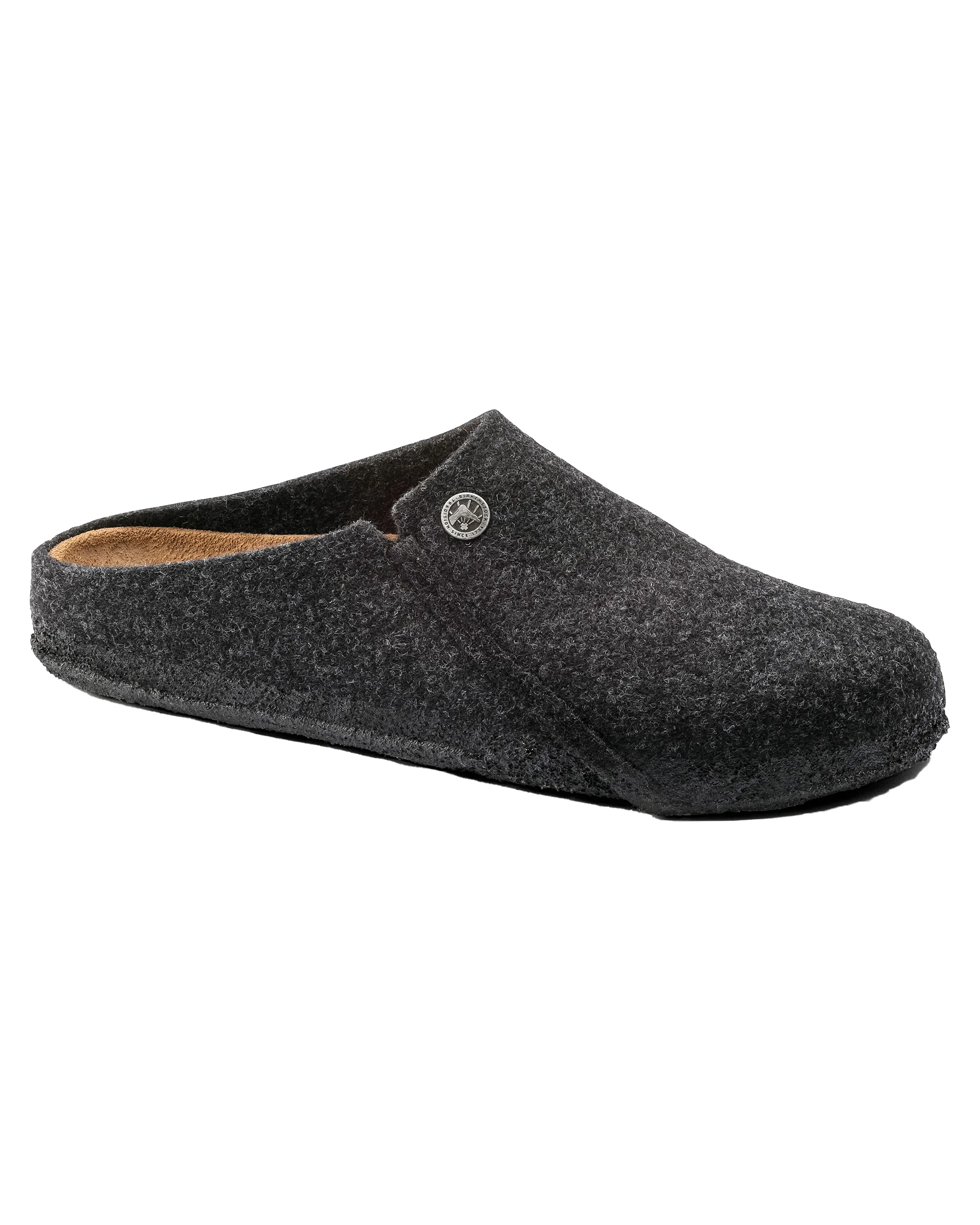 Chausson en feutre de laine Zermatt en anthracite