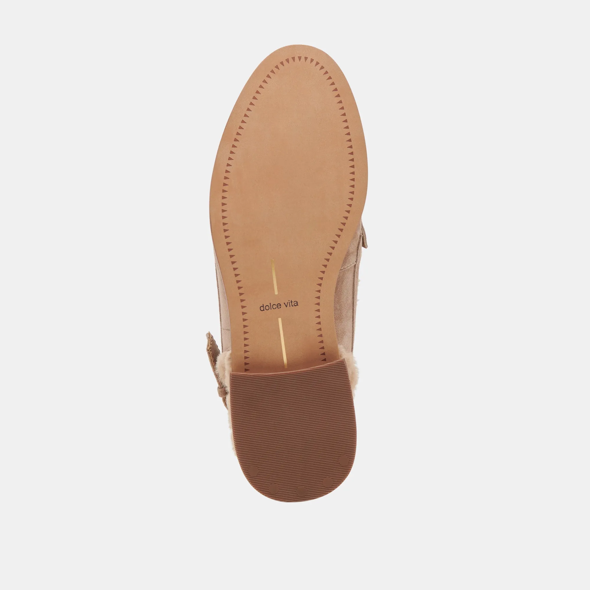 Mocassins HARDI PLUSH en daim couleur champignon