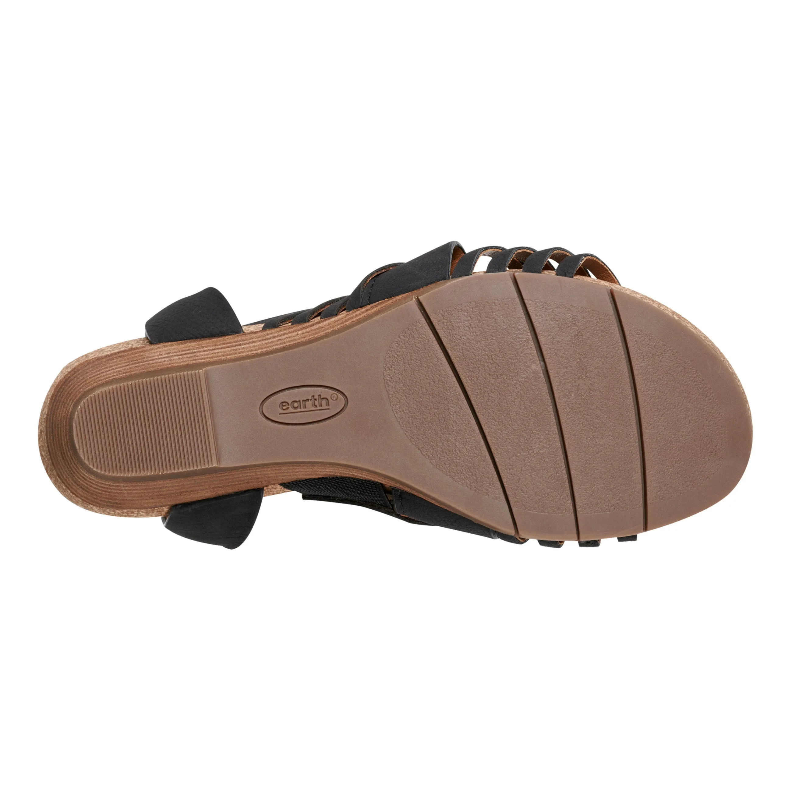 Sandales compensées à lanières Hattie Round Toe