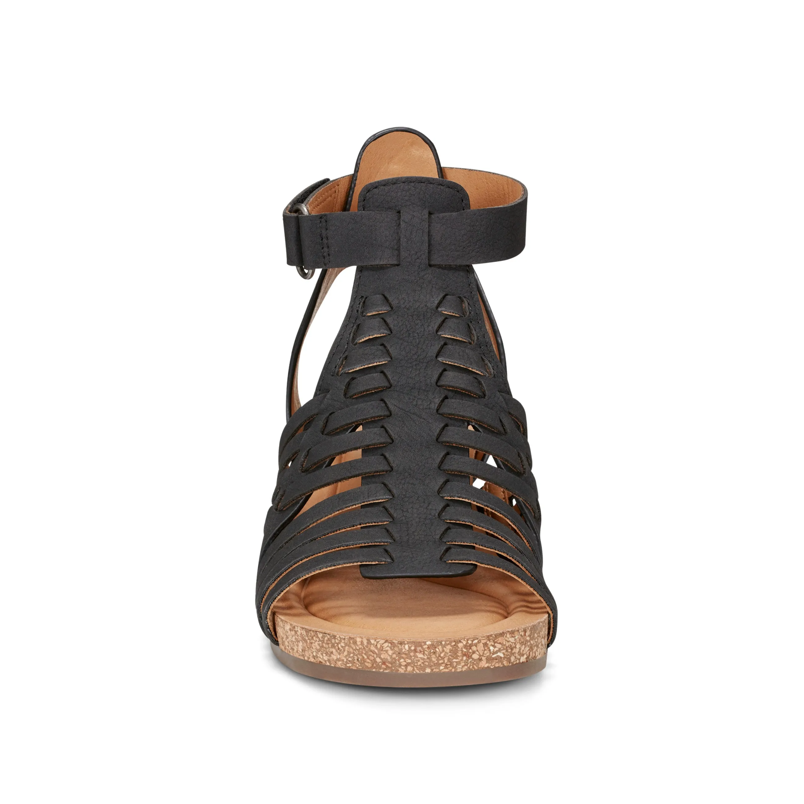 Sandales compensées à lanières Hattie Round Toe