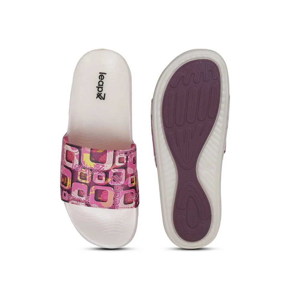 Tongs décontractées rose pour femmes Leap7x NITWALK-1L par Liberty