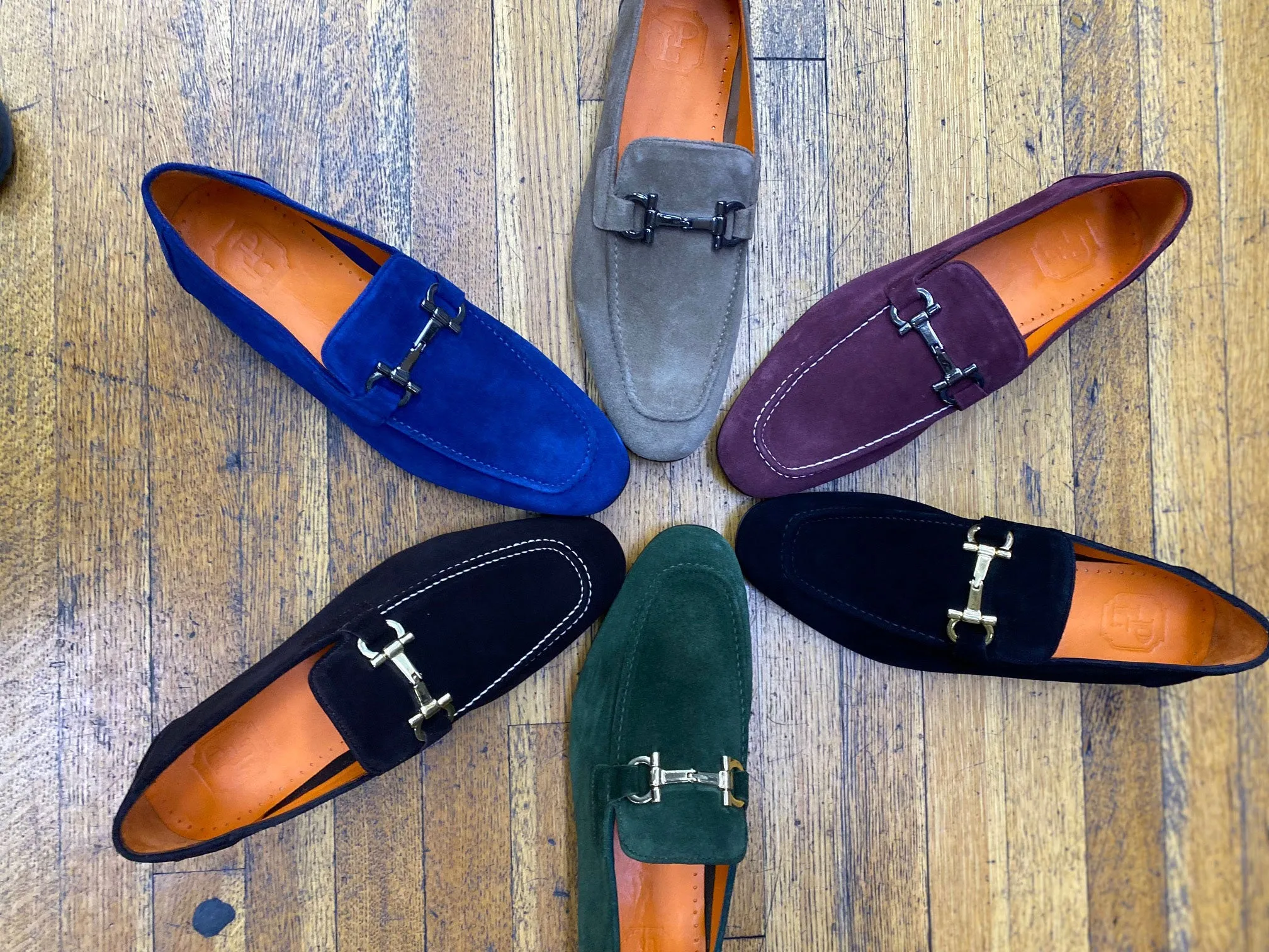 Mocassin en daim Pelle Marron