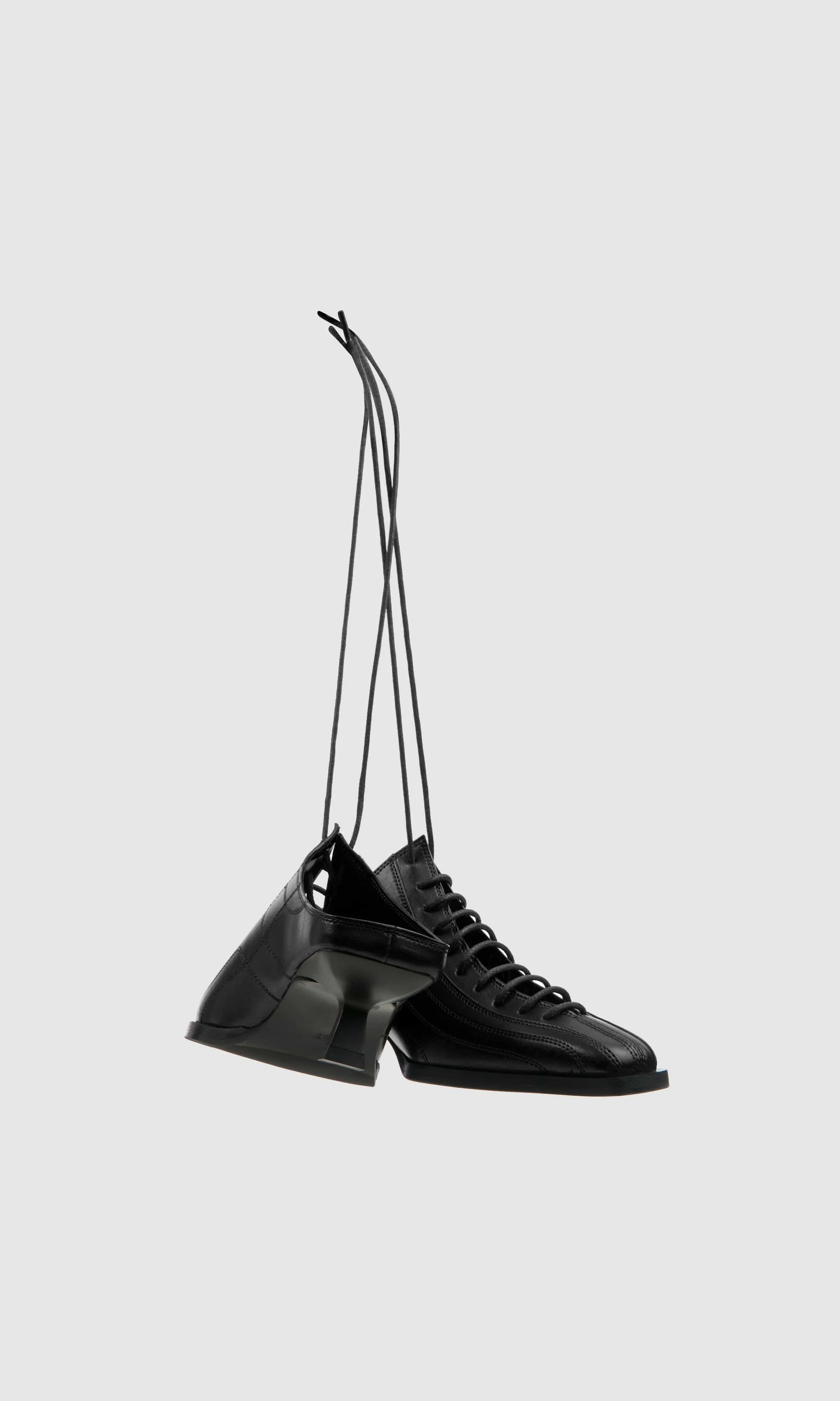 Rachel Mules en Cuir d'Apple | Noir